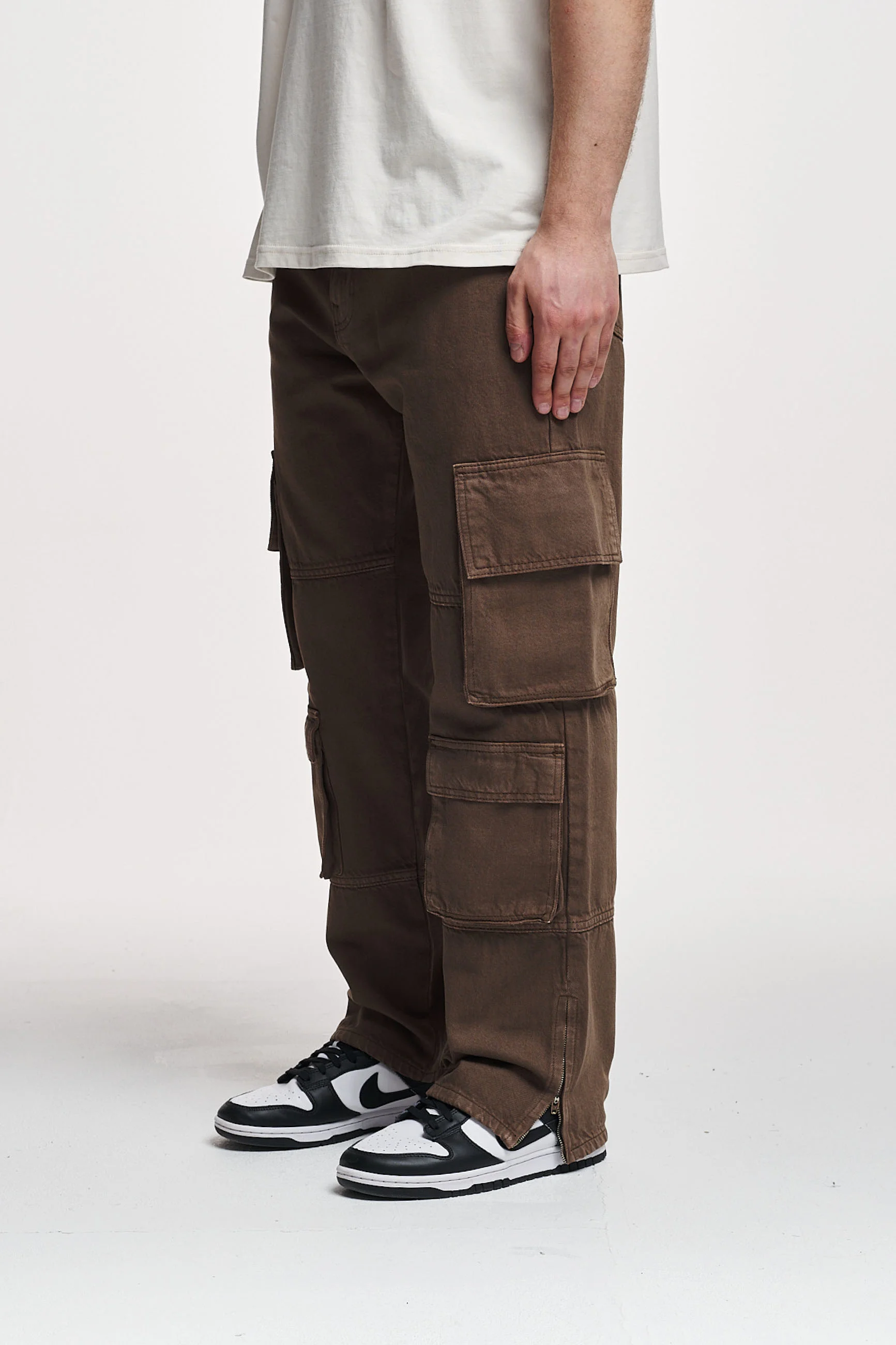 2Y Studios NEO ANKLE ZIP PANTS - Vaqueros holgados