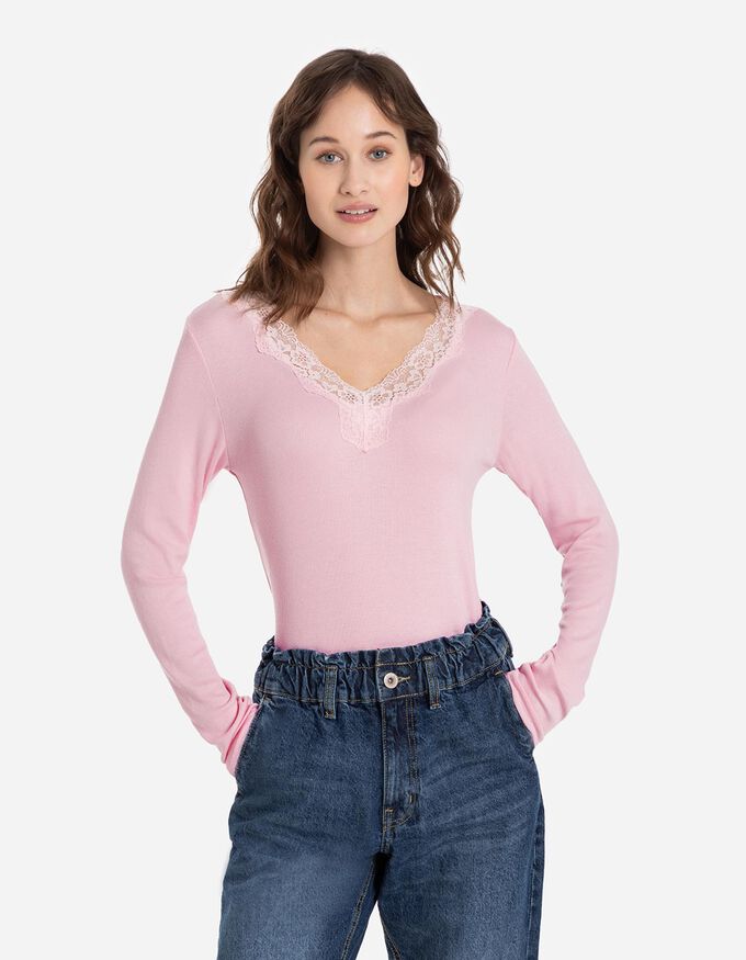 Langarmshirt - LENZING™ ECOVERO™
