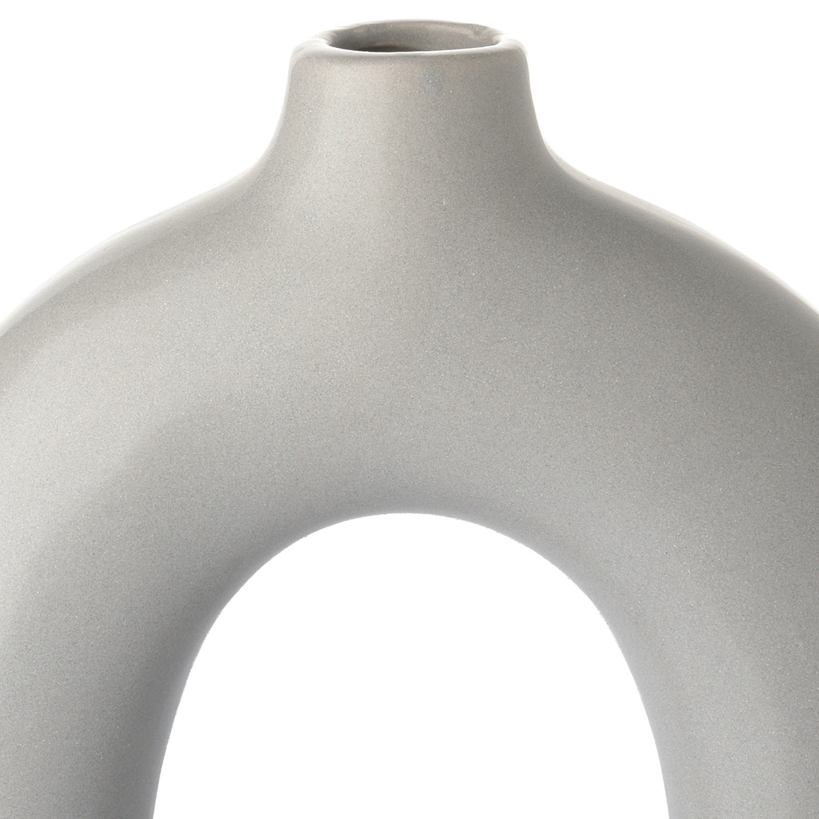 Design-Vase in ovaler Form