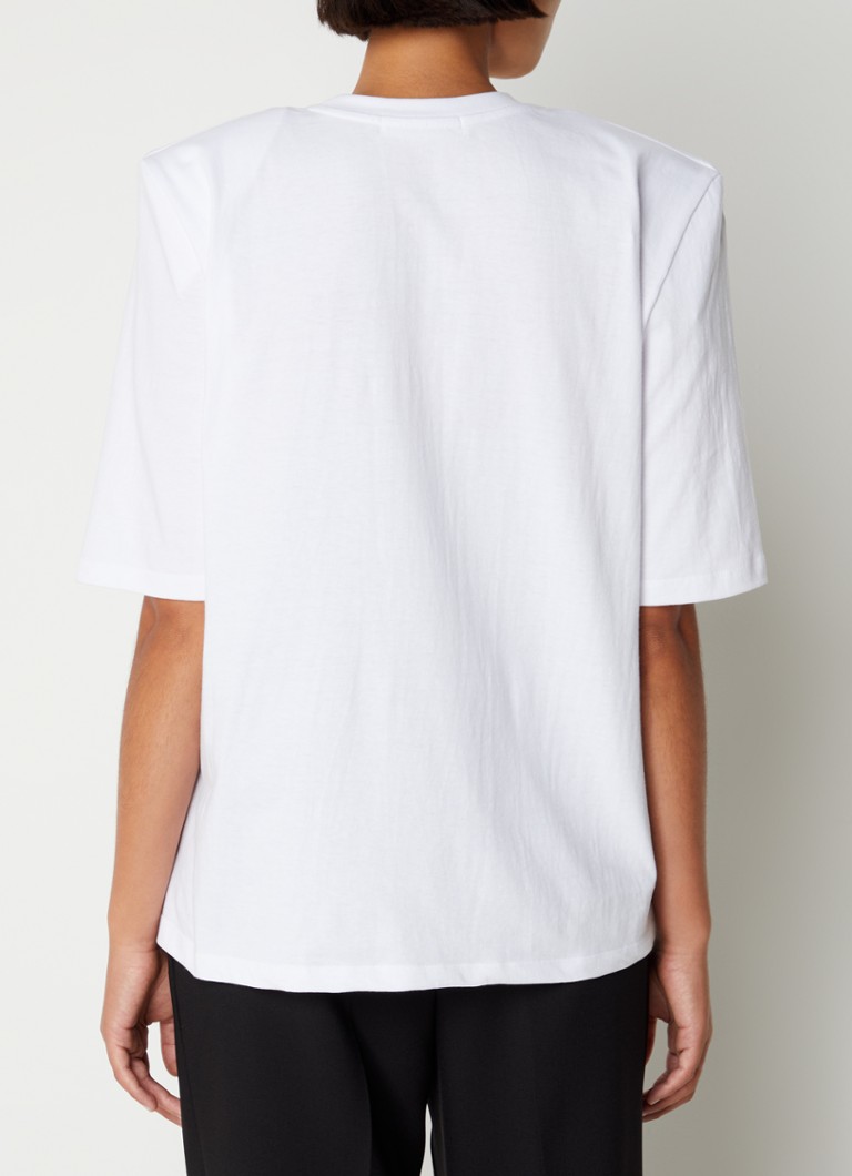 Frankie Shop Carrington -t-paita olkatoppauksilla