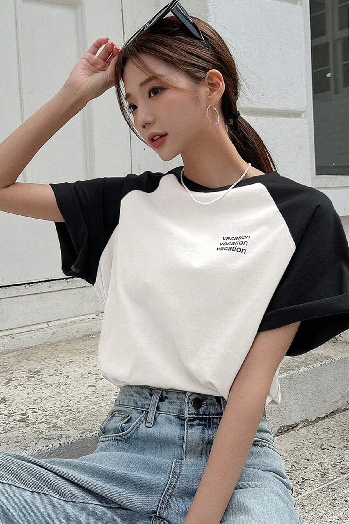 MOONBULL  T-Shirt - Weiß - Regular Fit