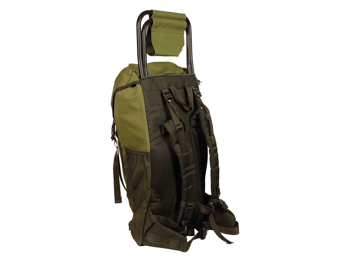 Greenlands gruner Rucksack mit abnehmbarem Sitz