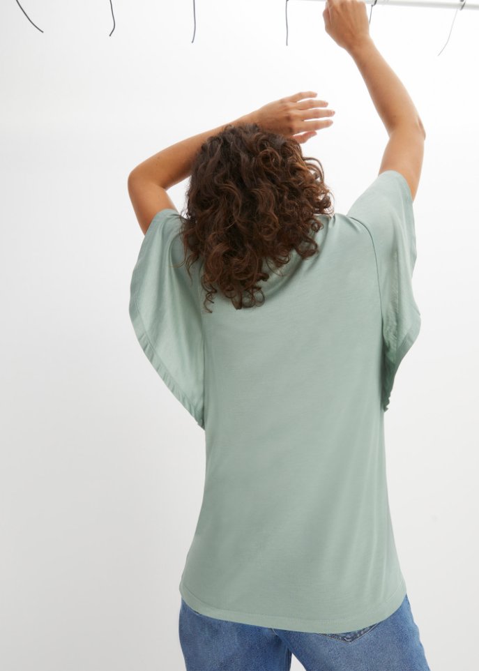 Shirt mit Volantärmel