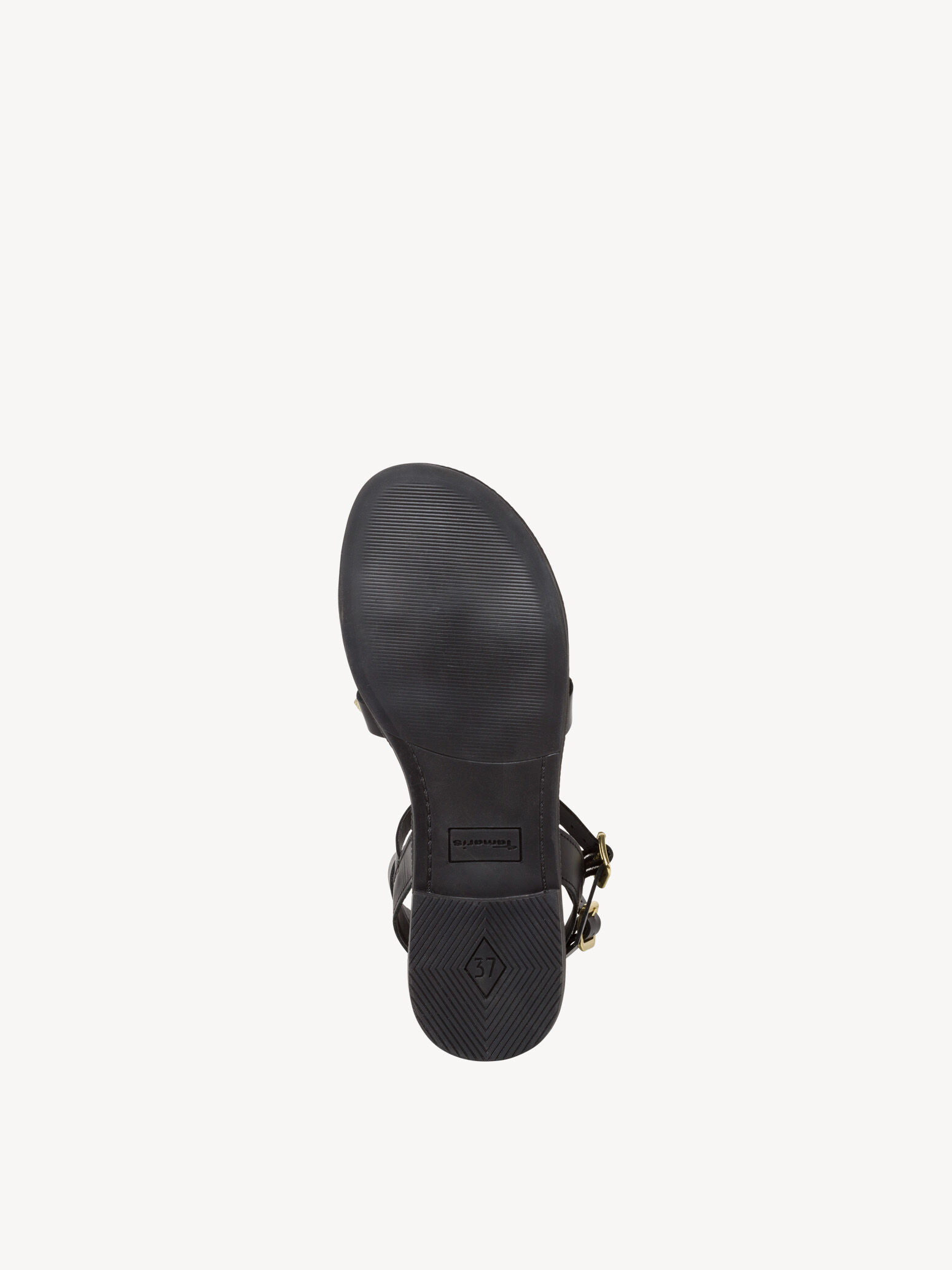 Sandale en cuir - noir