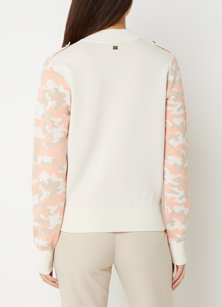 Maglione a maglia fine NIKKIE Agreta con stampa mimetica e collo alto