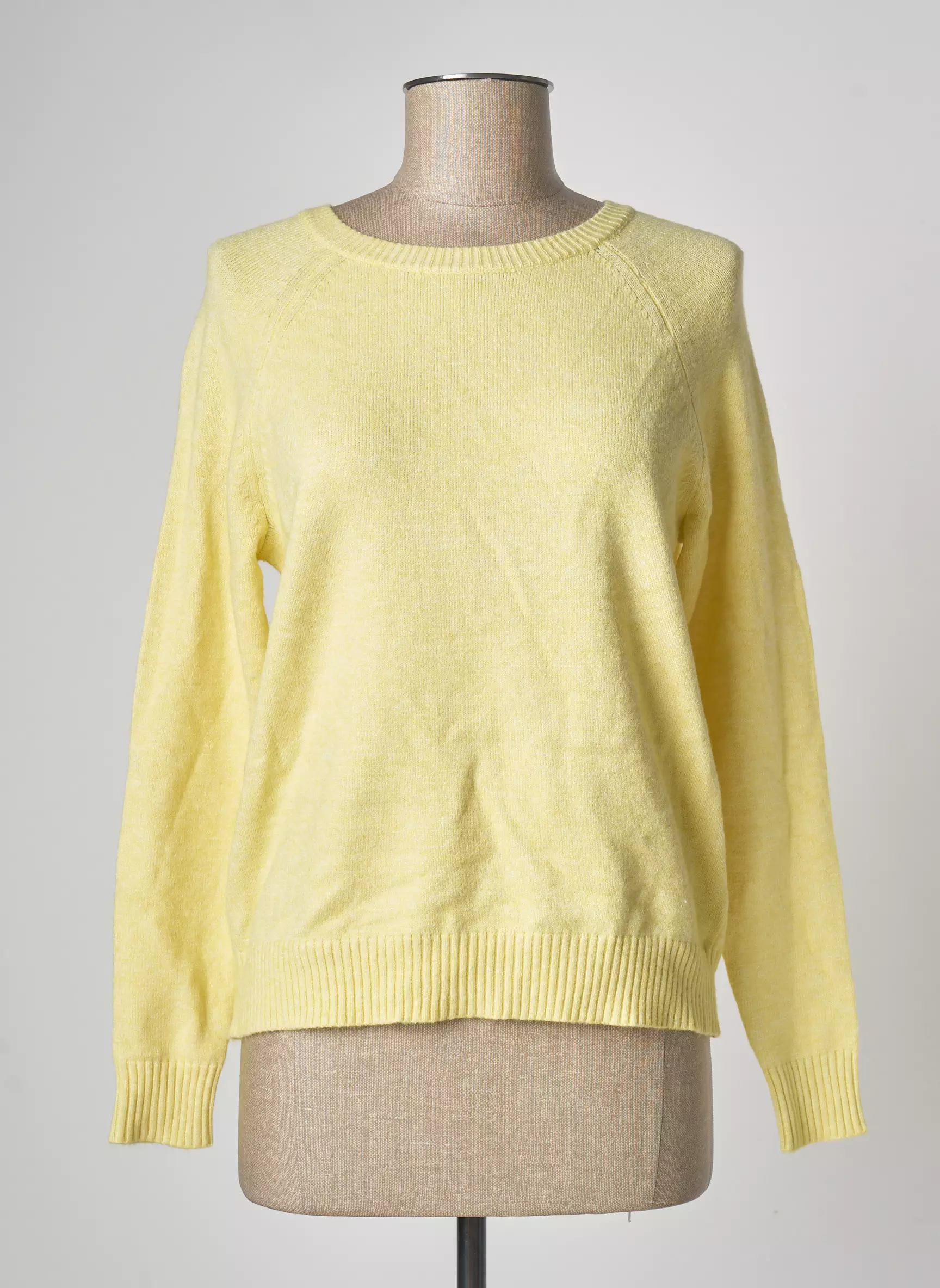 Only Pulls Femme couleur jaune