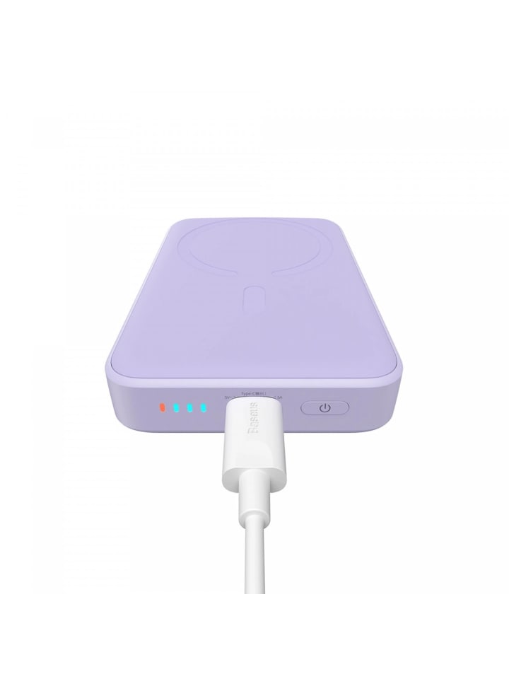 Baseus Magnetische Mini-Induktions-Powerbank 10000 mAh 20W in Lila günstig kaufen onesize