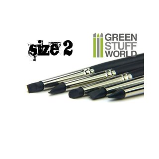 Modellierpinsel - Colour Shaper - Schwarz hart (Größe 2)