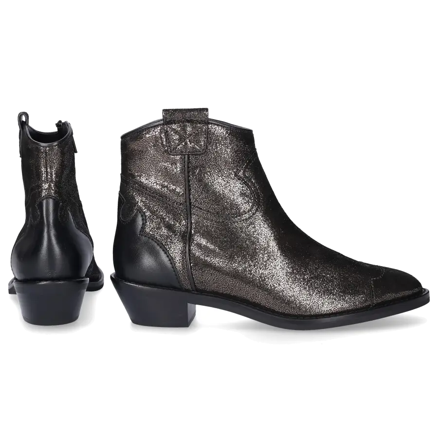 SEE BY CHLOÉ - Stiefeletten SB350 Veloursleder Logo schwarz - schwarz