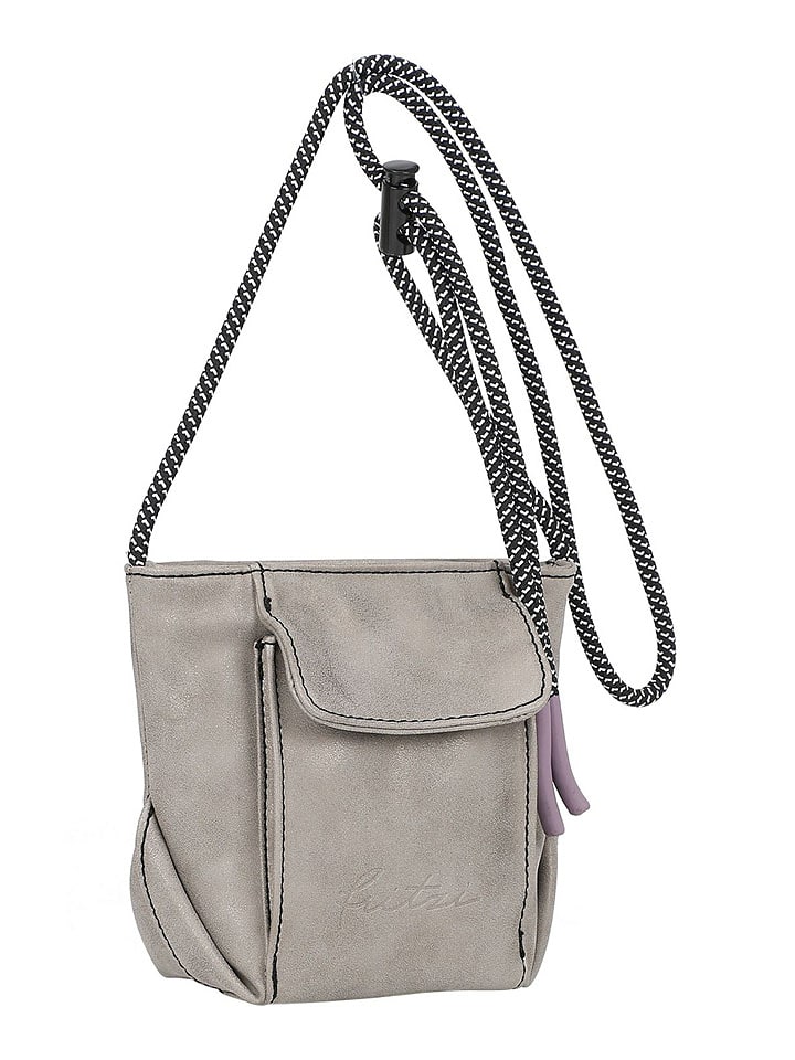 Fritzi aus Preußen Umhängetasche in Grau - (B)8 x (H)18 x (T)14 cm günstig kaufen onesize