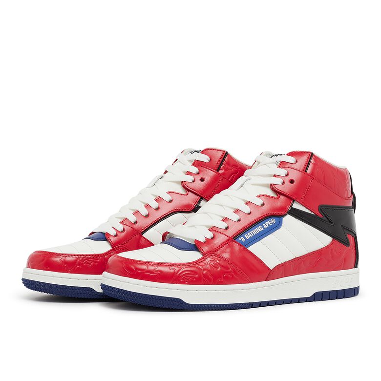 A Bathing Ape Sta 88 Mid #1 M1 red