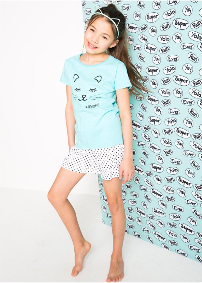 Mädchen Shorty (2-tlg. Set) Bio-Baumwolle