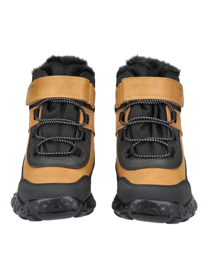 Geox Stiefelette in Schwarz/Gelb günstig kaufen
