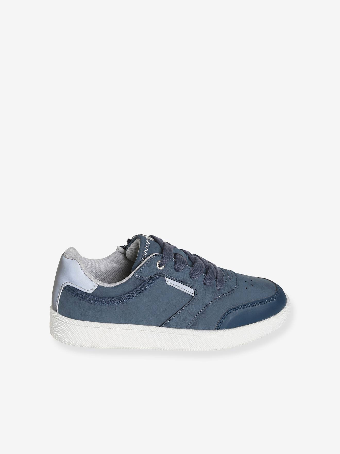 Vertbaudet Jungen Sneakers mit Reißverschluss - blau