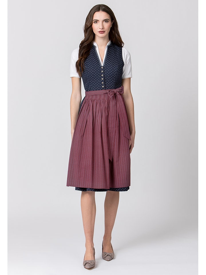 Stockerpoint Dirndl ''Renata'' on Dunkelblau/ Bordeaux günstig kaufen