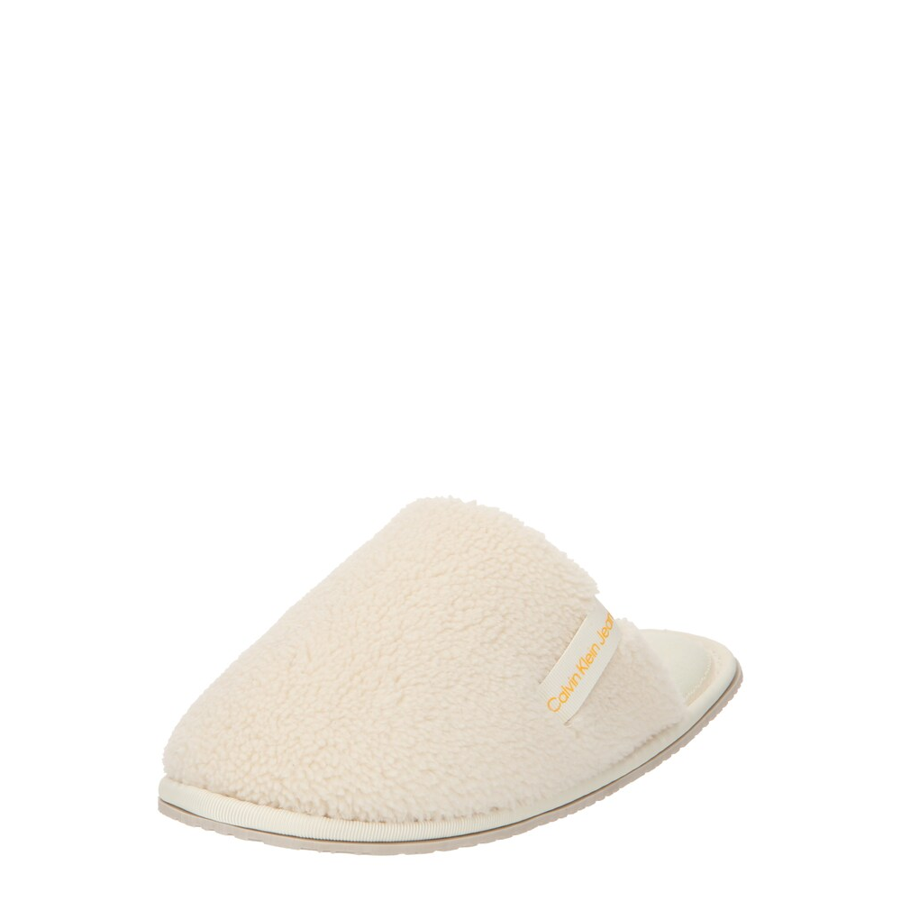 Calvin Klein Hotel Slipper Surfaces Sherpa YW0YW011480K7 / weiss