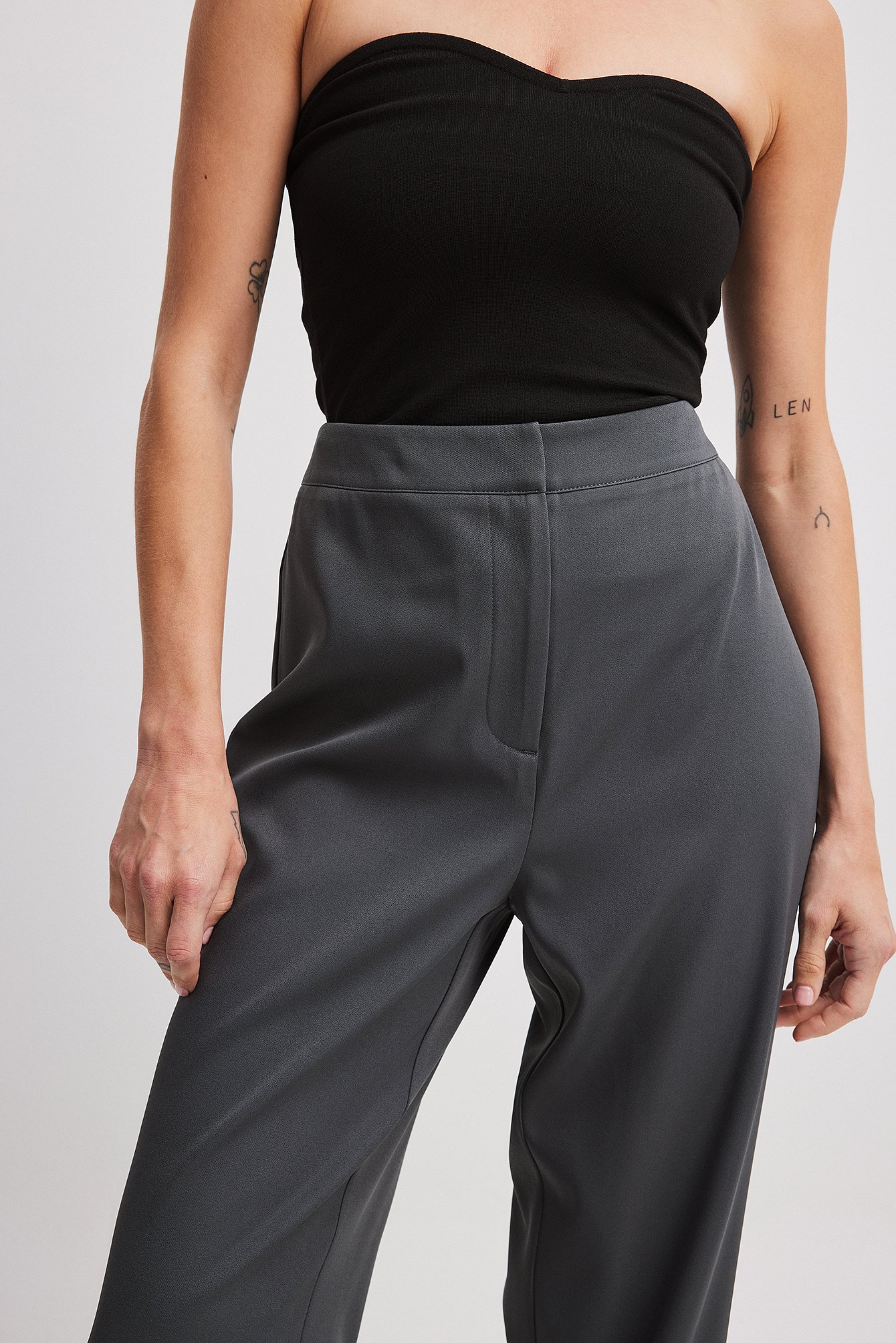 Schlaghose mit hoher Taille