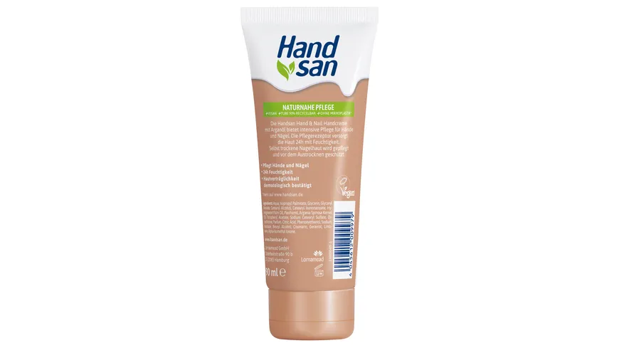 Handsan Hand- & Nagelcreme mit Arganöl 90 ml