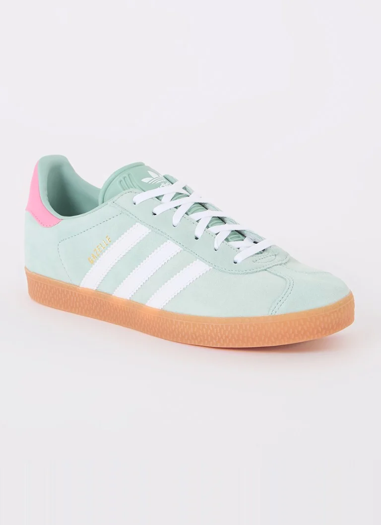 Adidas Gazelle-sko laget av semsket skinn