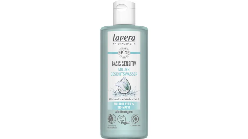lavera BASIS SENSITIV Mildes Gesichtswasser 200 ml