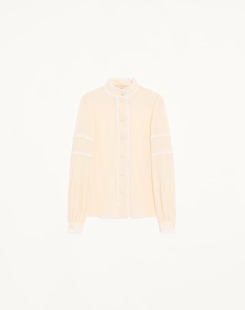 Crepe De Chine-skjorte