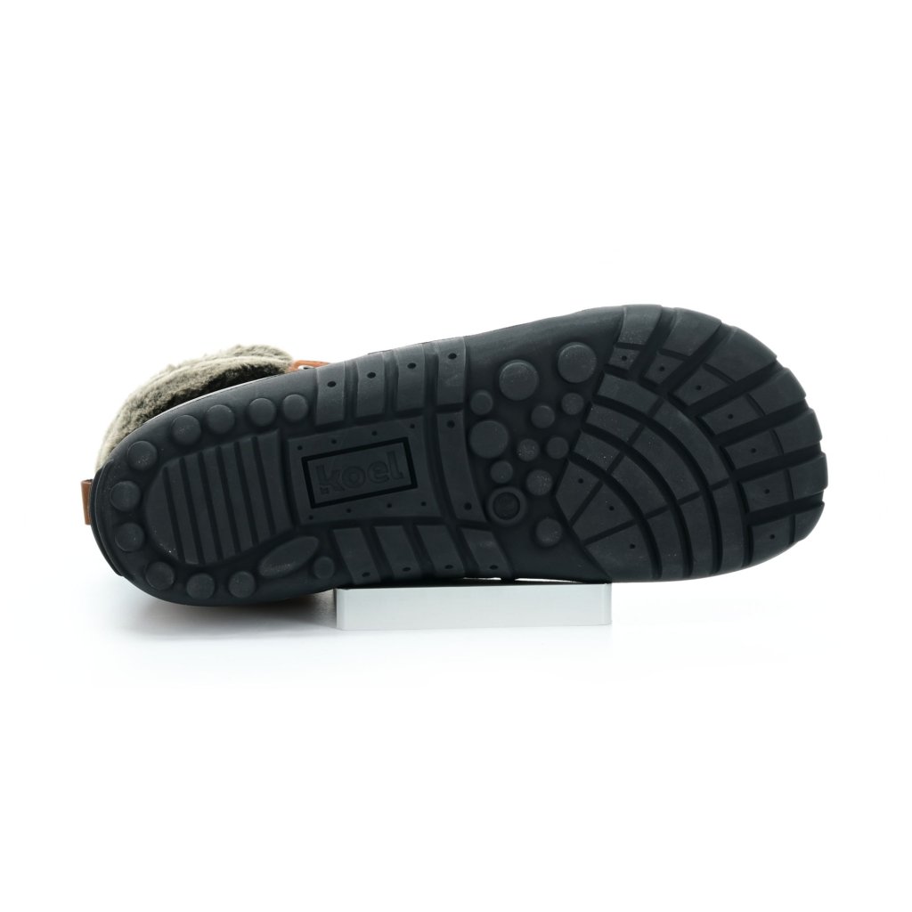 Koel4kids Levi Tex Lambswool Chocolate Winterbarfußstiefeletten