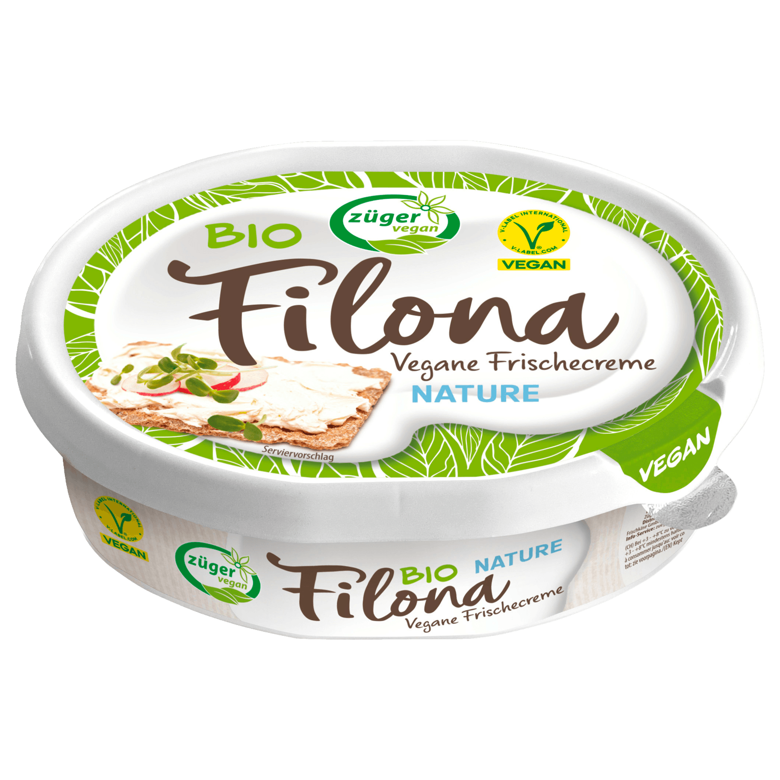 Züger Filona Bio vegane Frischecreme Natur 150g