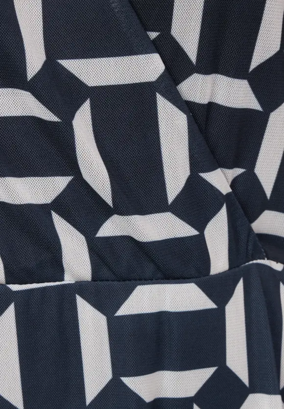 Street One Mesh Print Kleid
