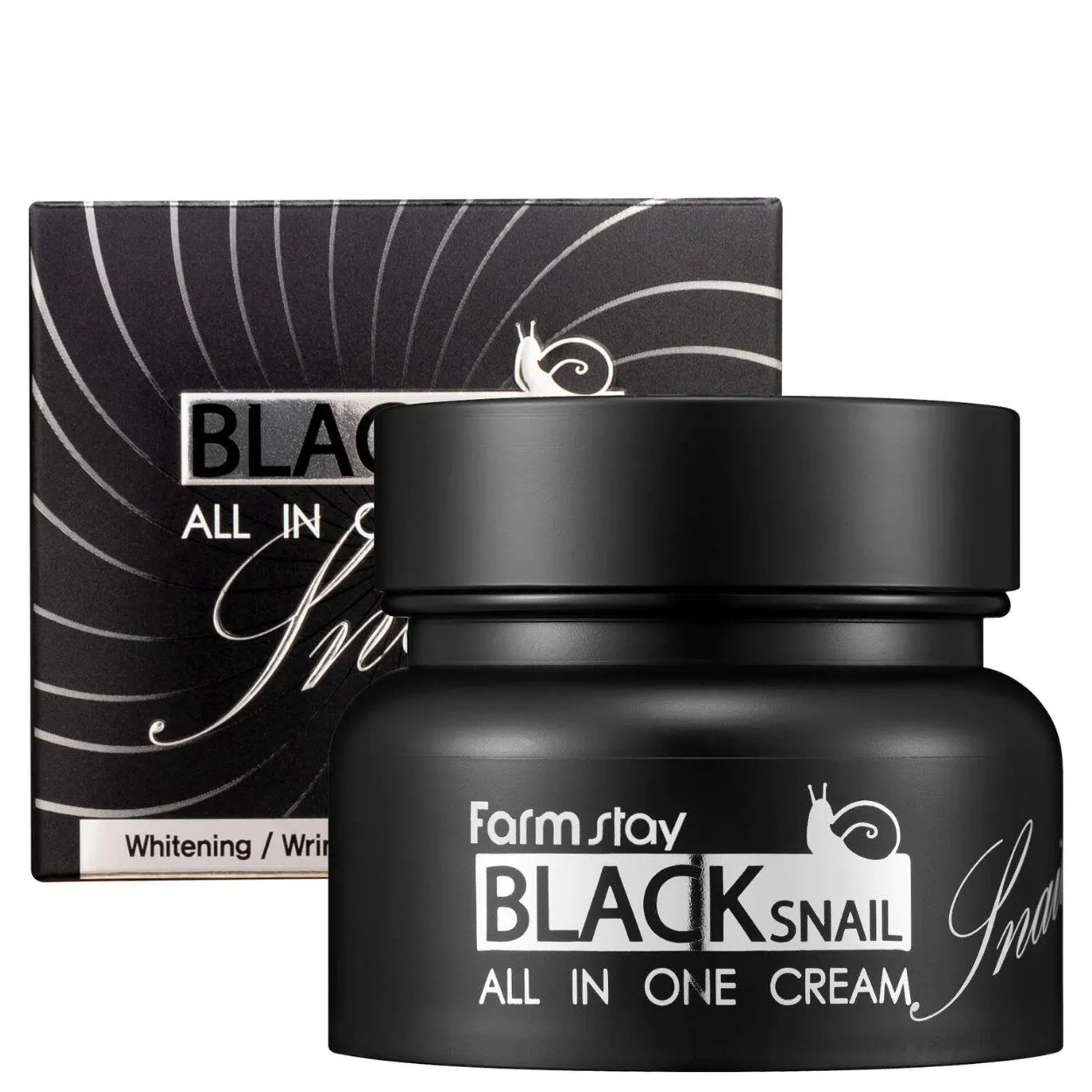 Farmstay Black Snail hranjiva krema za lice s ekstraktom puževe sluzi