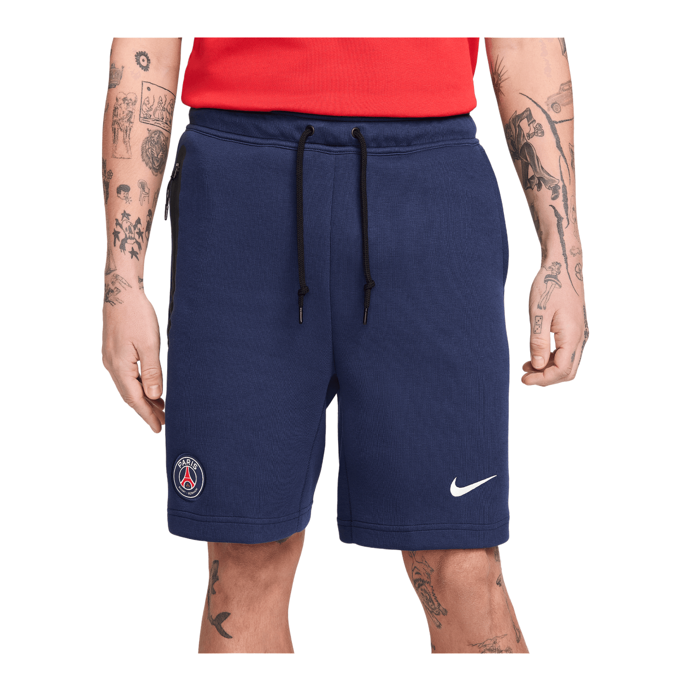 Nike Paris St. Germain Tech Fleece Short Blau F410