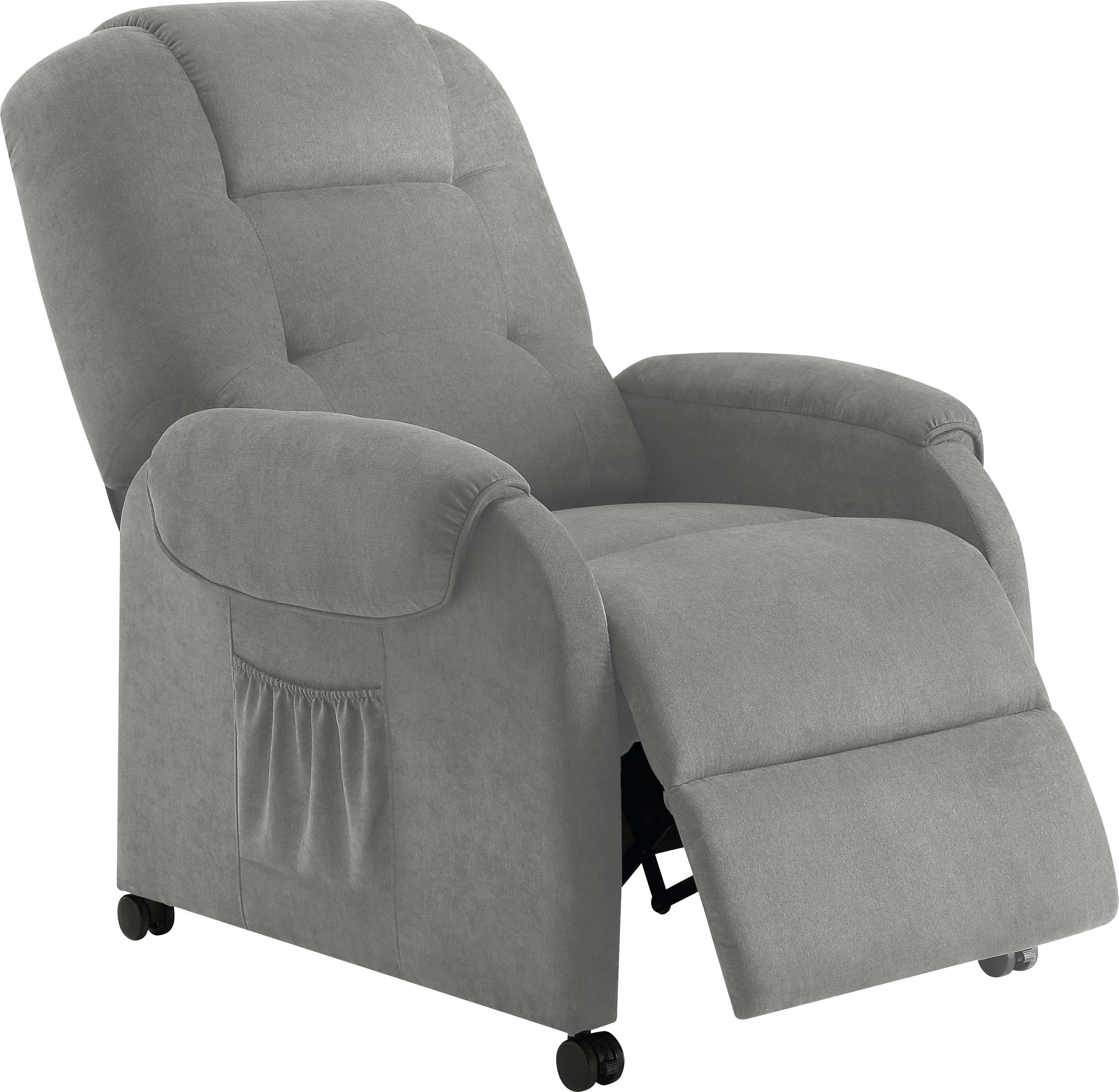 ATLANTIC home collection Relaxsessel Tobi, inklusive Relaxfunktion und Federkern