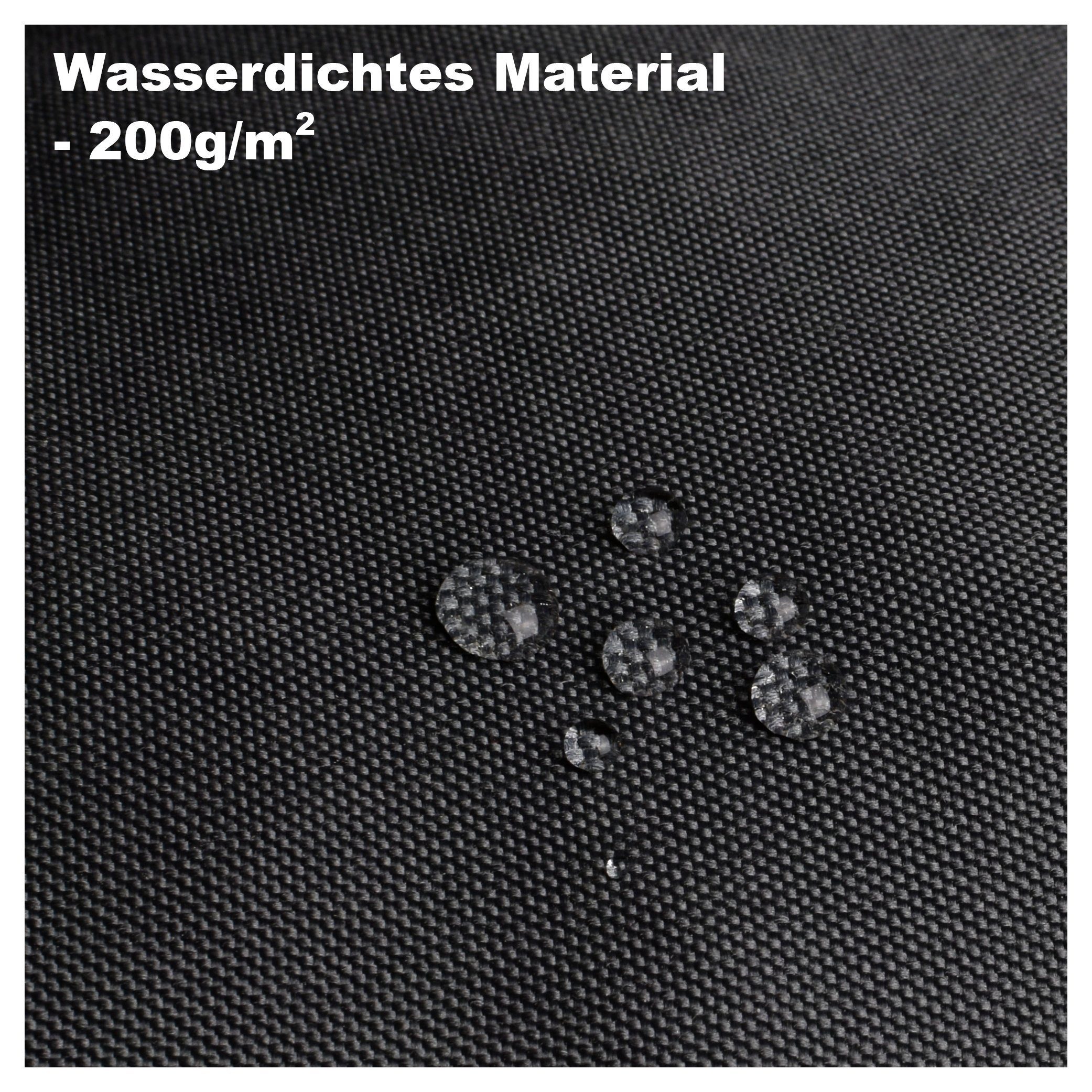 KingMatratzen Palettenkissen Wasserdichtes Sitzkissen 120x80x12cm für Set DUNKELGRAU #13, 1 Stück