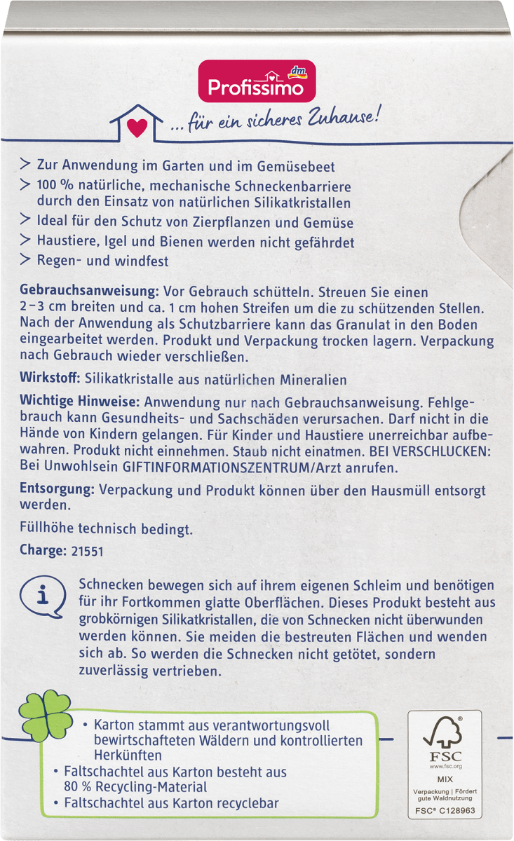 Schneckenstopp Granulat, 1 kg