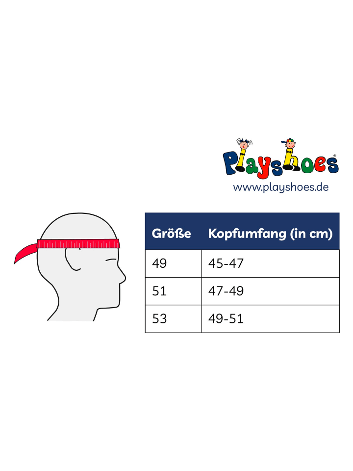 Playshoes UV-Schutz Mütze Krebs in Blau/Pink günstig kaufen
