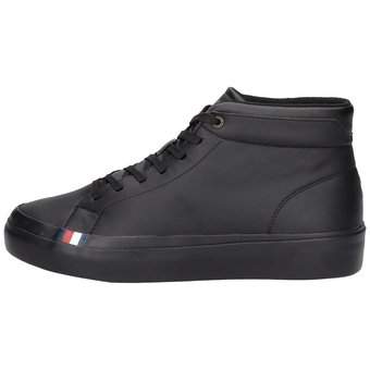 Tommy Hilfiger Modern Vulc Lth Hi WL in schwarz