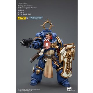 Warhammer 40k Actionfigur: Ultramarines - Bladeguard Veteran Brother Sergeant Proximo