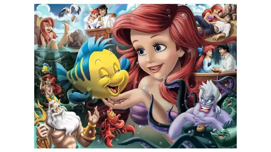 Ravensburger Puzzle - Arielle, die Meerjungfrau, 1000 Teile