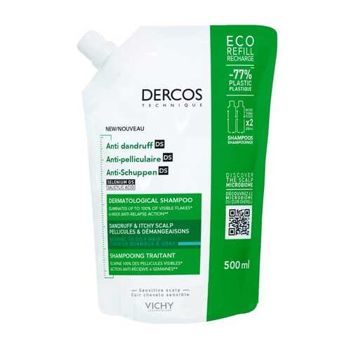 Ricarica di shampoo Vichy Dercos Technique da 500 ml