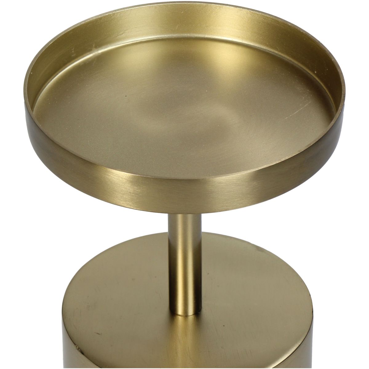 Trendhopper Teelichthalter Pilaar Gold 17 cm