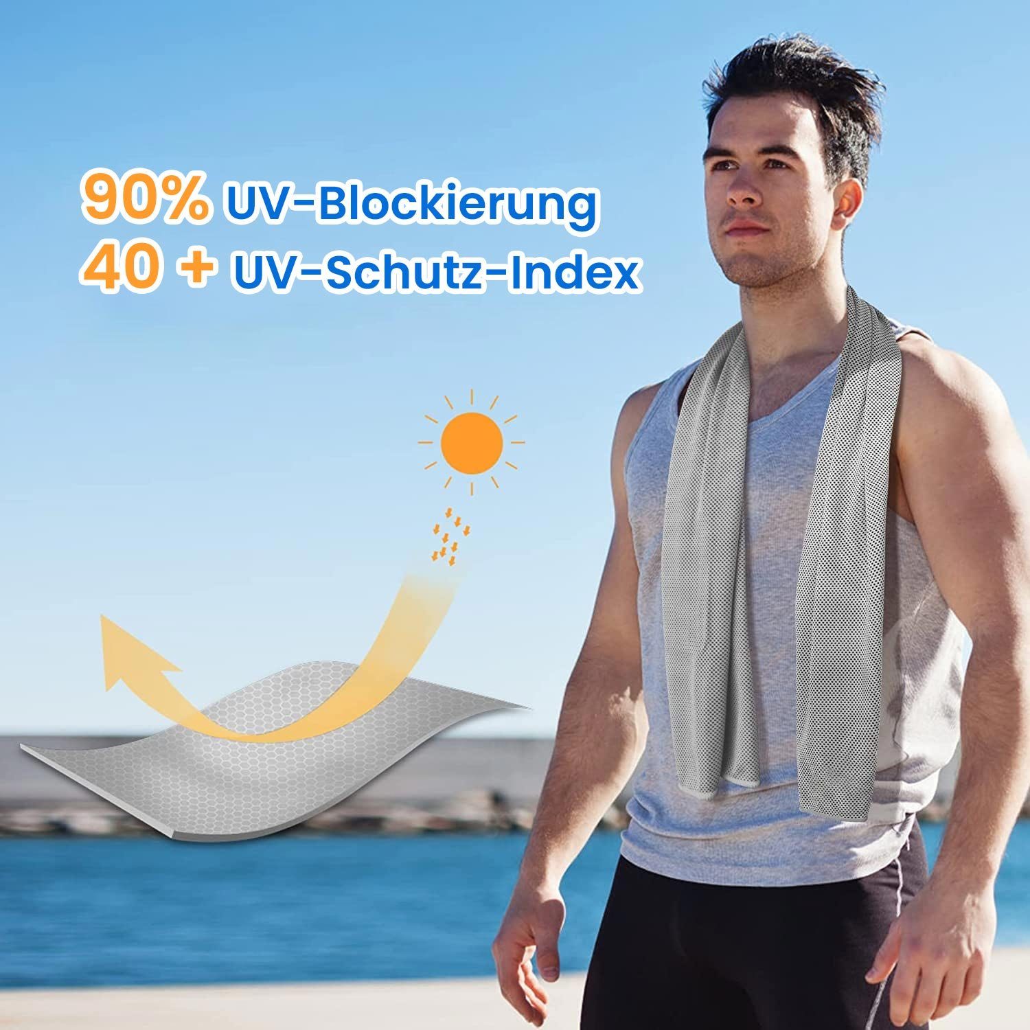 TOPMELON Sporthandtuch Tragbares Yoga-Handtuch, Sporthandtuch, atmungsaktiv