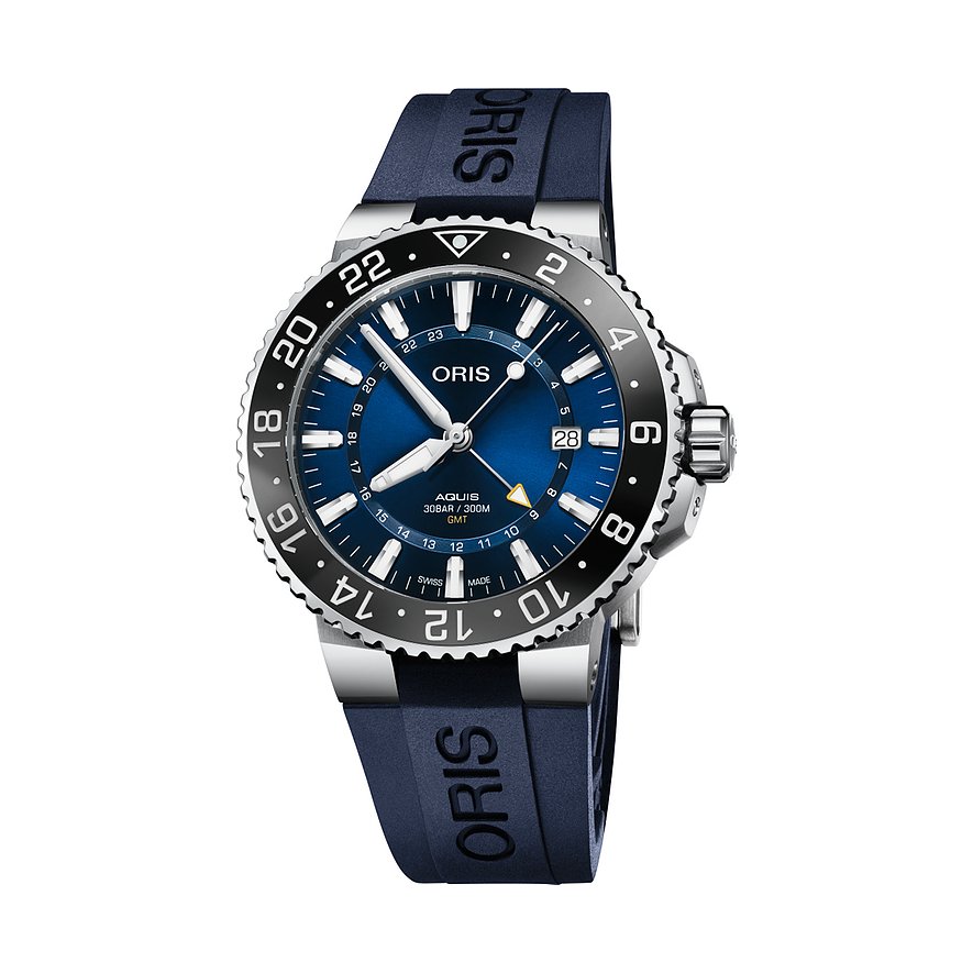 Oris Herrenuhr Aquis GMT Date