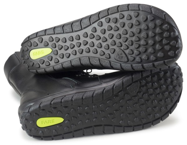 Fare Bare |vB ~ Schnürstiefel Leder Winter + Tex ~ Schwarz