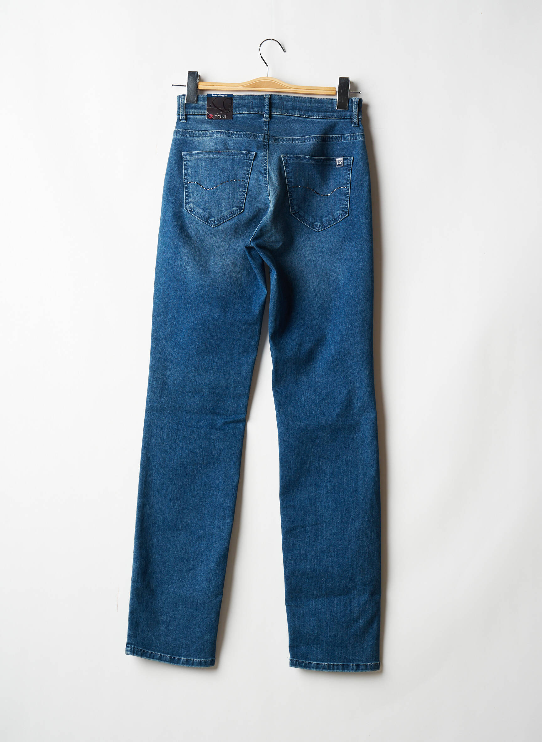 Toni Jeans Coupe Slim Femme couleur bleu