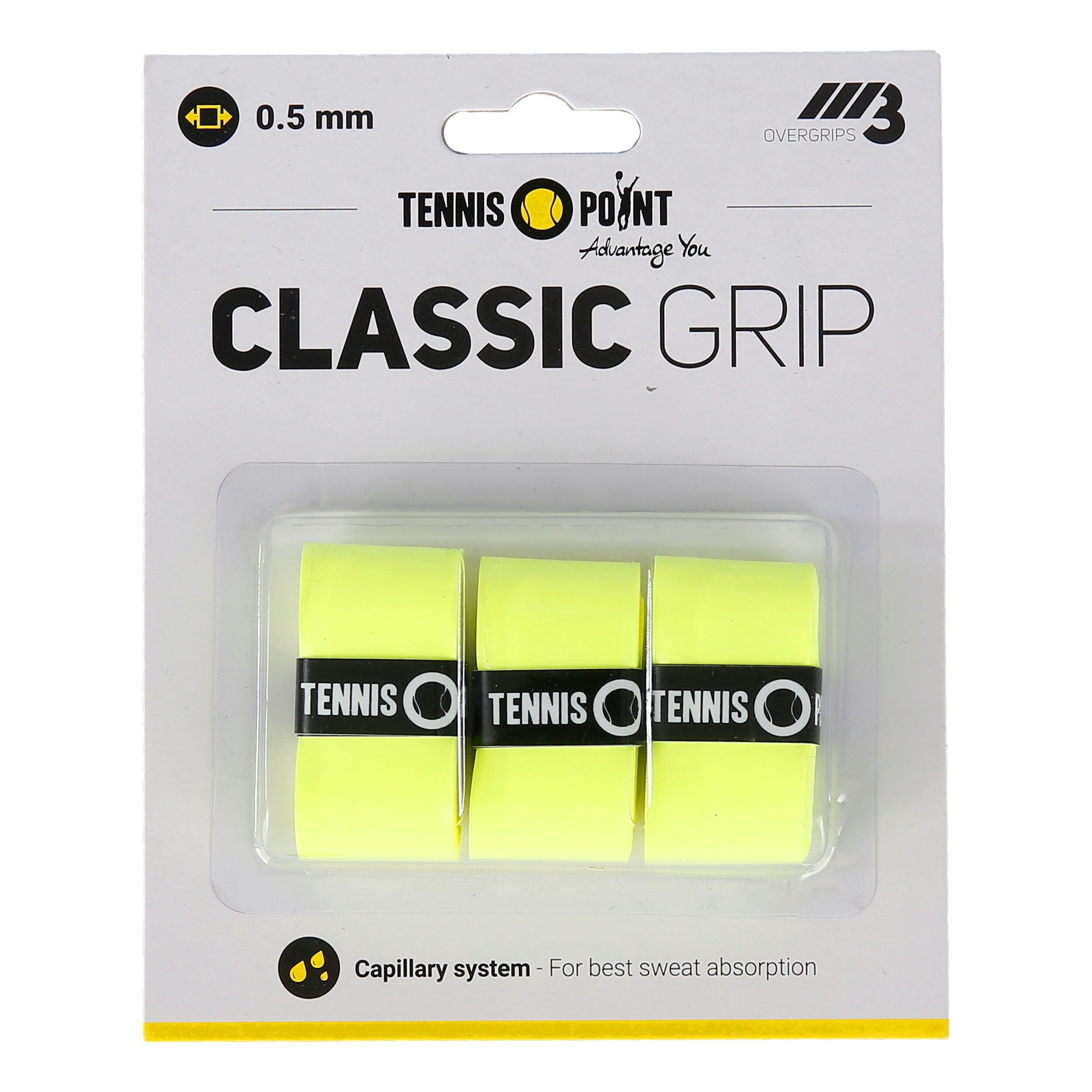 Classic Grip 3er Pack - Gelb