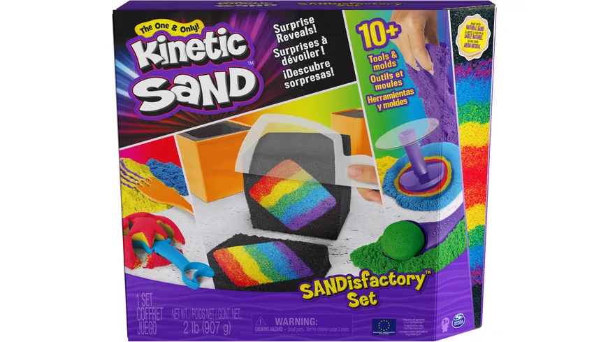 Spin Master - Kinetic Sand - Sandisfactory Set