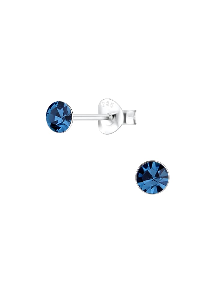 Alexander York Ohrstecker KRISTALL 4 mm in 925 Sterling Silber, 2-tlg. günstig kaufen onesize