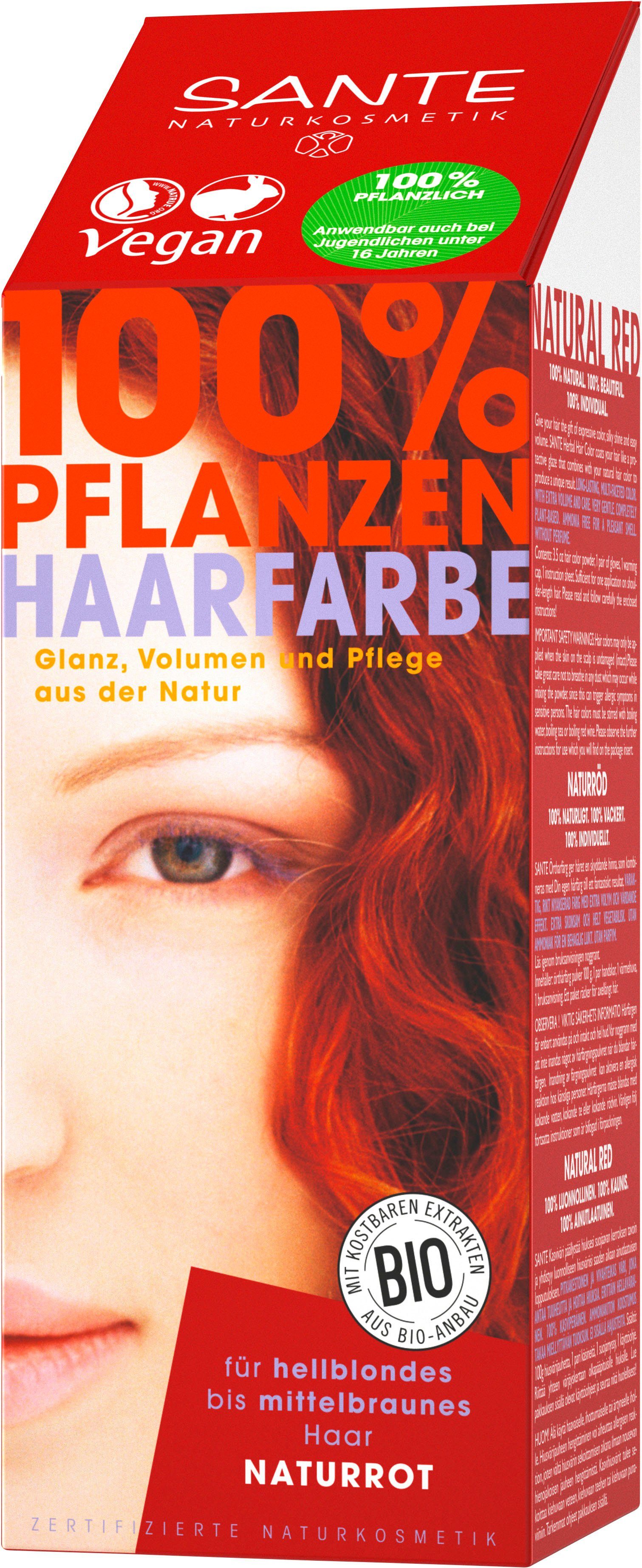 SANTE Haarfarbe Pflanzenhaarfarbe naturrot