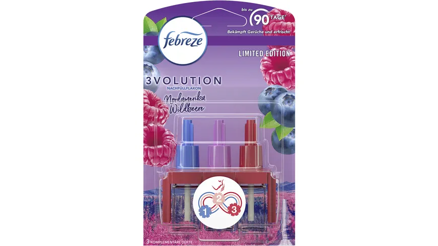 Febreze 3VOLUTION Lufterfrischer Nachfüllflakon für Duftstecker Winterzauber 20 ml
