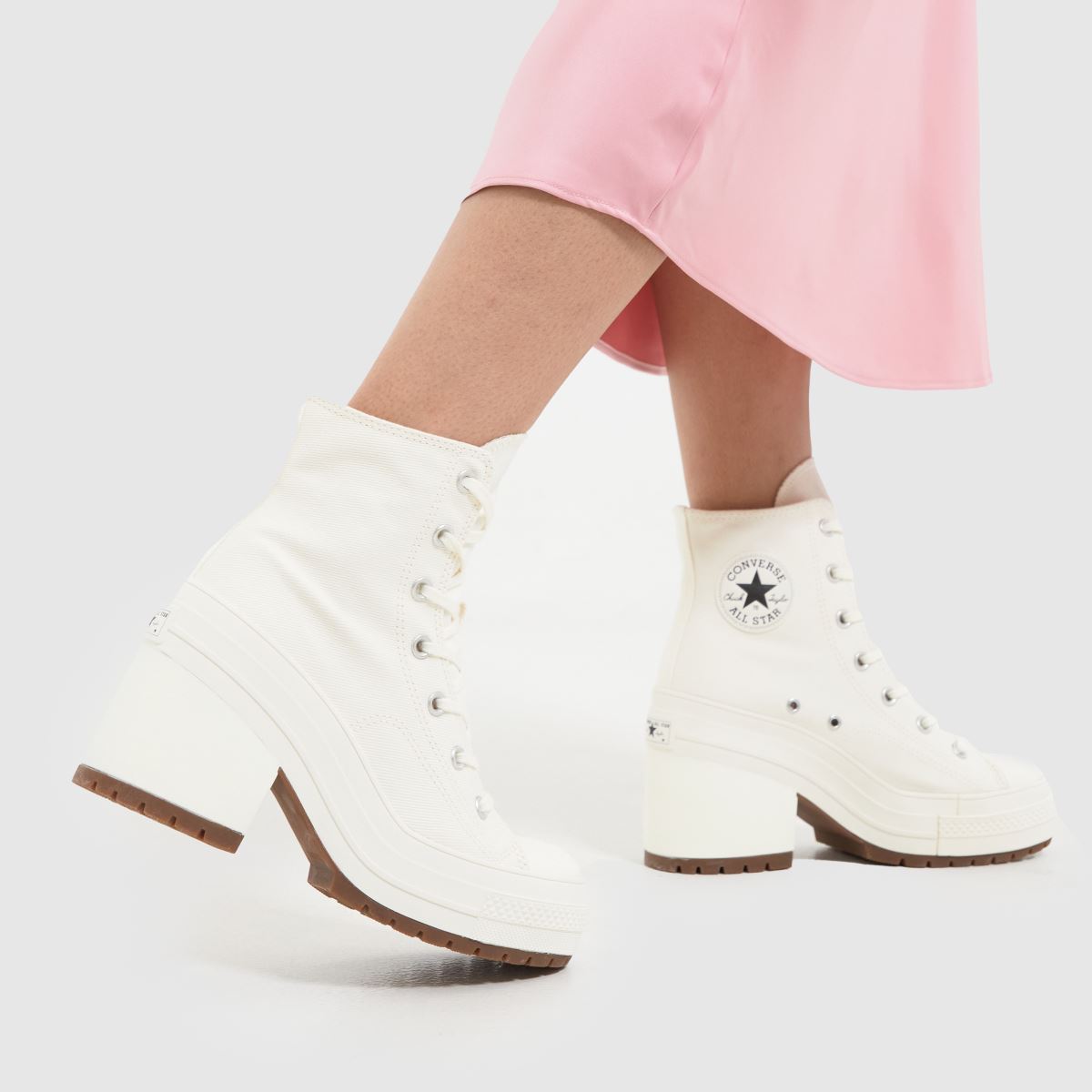 Converse Chuck 70 De Luxe Heel tornacipő fehér színben