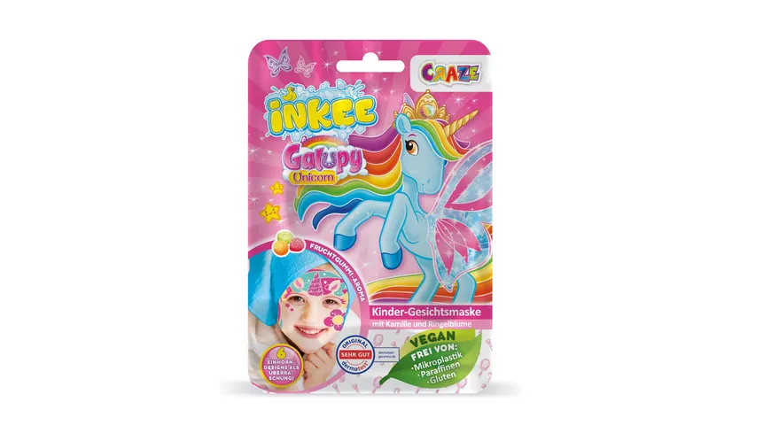 CRAZE - INKEE Gesichtsmakse Galupy Unicorn